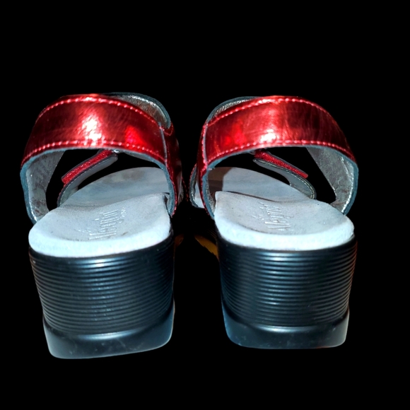 Alegria, red metallic leather, sz 37 - Picture 3 of 15